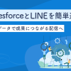 SalesforceとLINEを簡単連携！顧客データで成果につながる配信へ